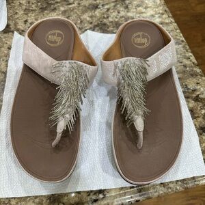 Pink Glitter Rumba Fitflop Sandals